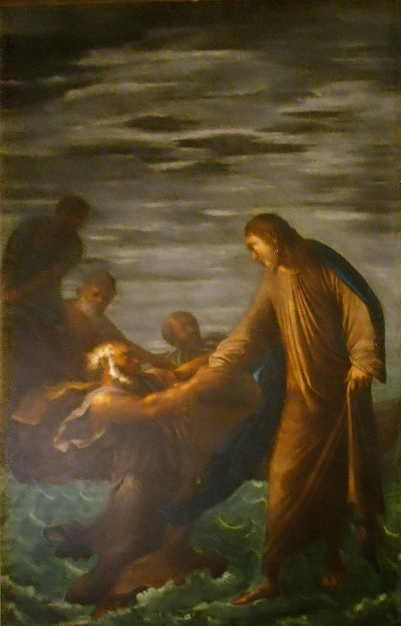 Cristo salva Pietro dal naufragio